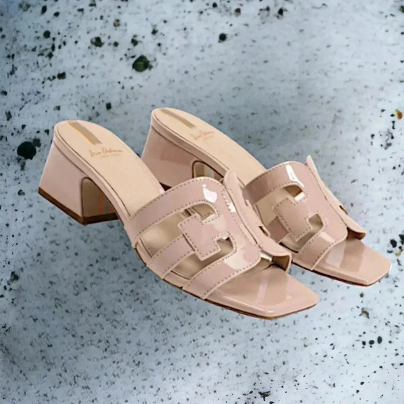 Sam Edelman winslow pink patent sandal mule 7.5 - Picture 2 of 12